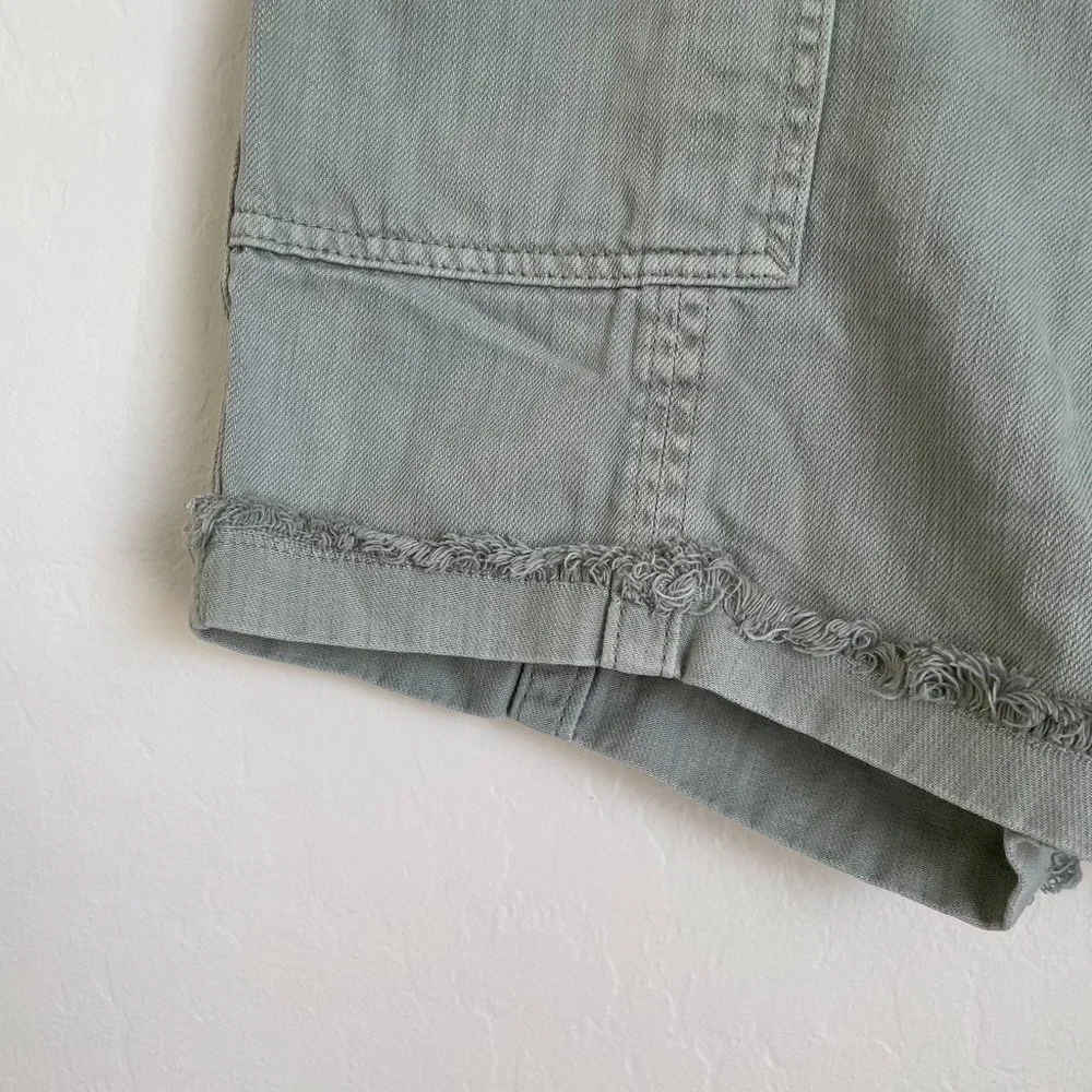 Anthropologie Green Wilder Utility Shorts Size 28 - Picture 4 of 10